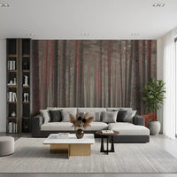 Rustic Autumn Grove Wall Mural