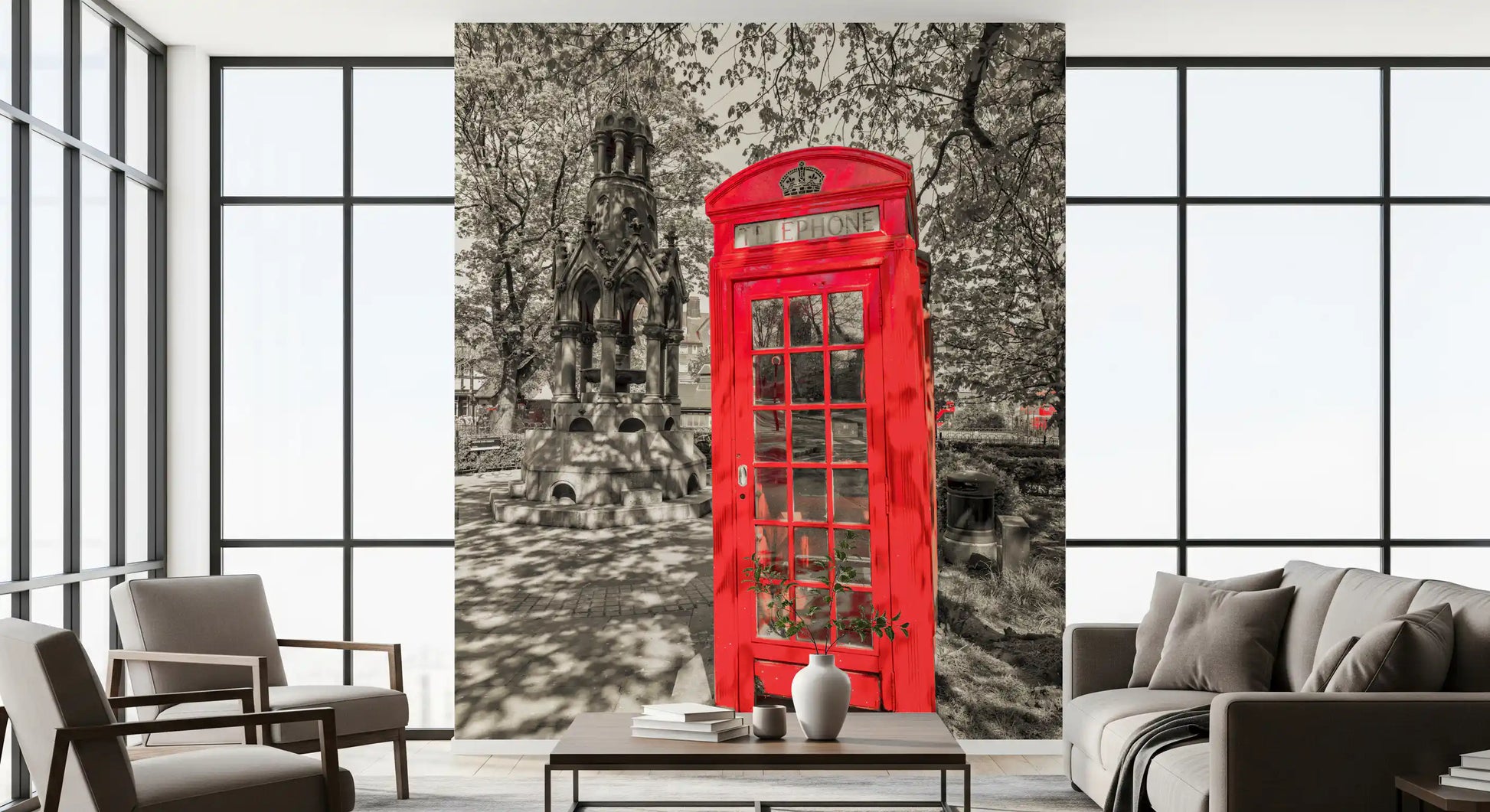 Classic British Street Heritage Wall Mural