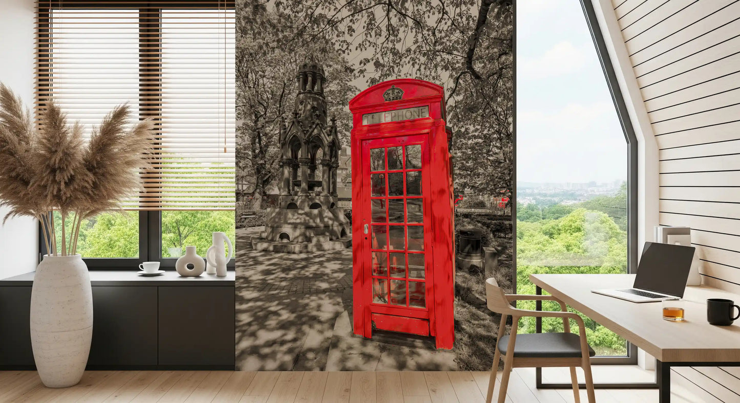 Classic British Street Heritage Wall Mural