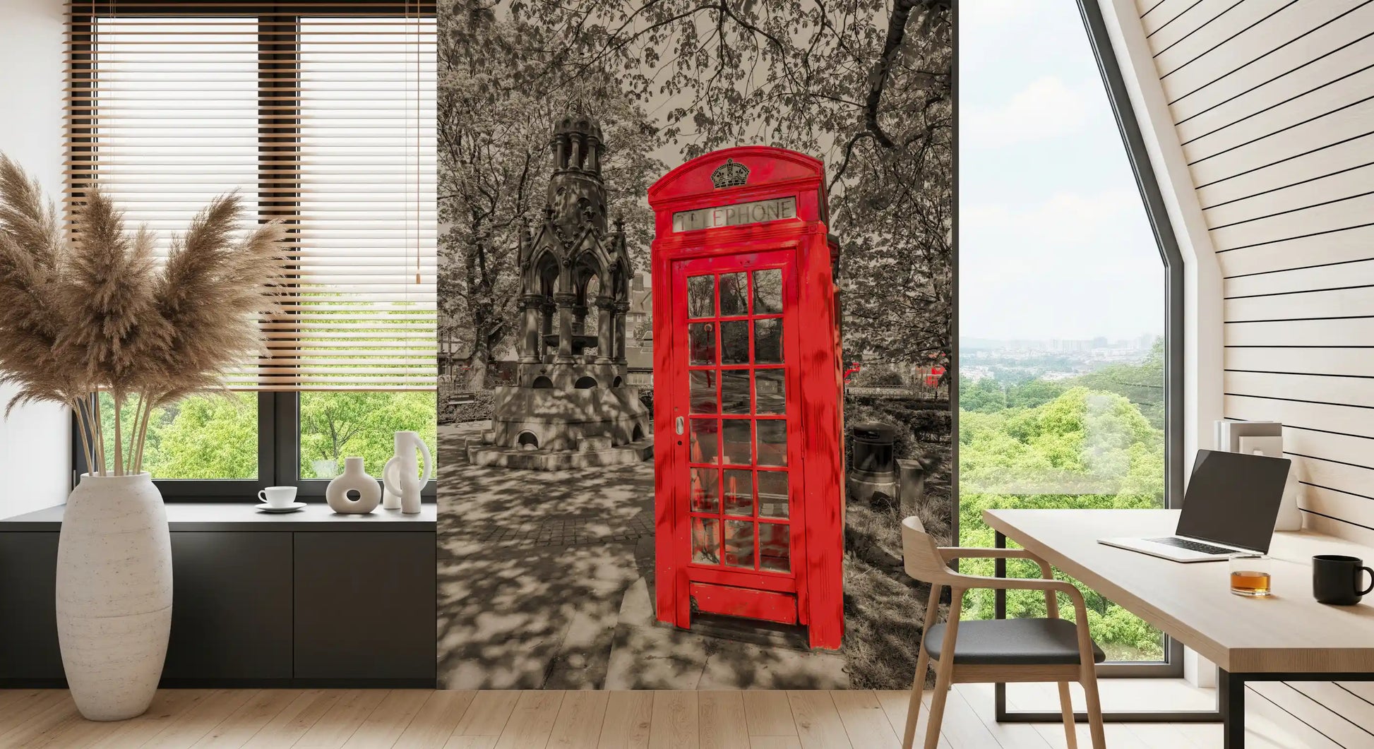 Classic British Street Heritage Wall Mural