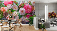 Velvet Petal Arrangement Wall Mural