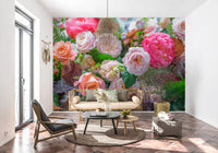 Velvet Petal Arrangement Wall Mural