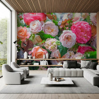 Velvet Petal Arrangement Wall Mural