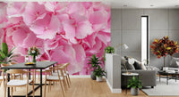 Layered Rose Petal Texture Wall Mural