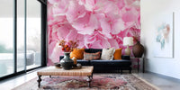 Layered Rose Petal Texture Wall Mural