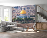 Jerusalem Golden Dome Architectural Vista Wall Mural