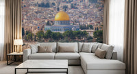 Jerusalem Golden Dome Architectural Vista Wall Mural