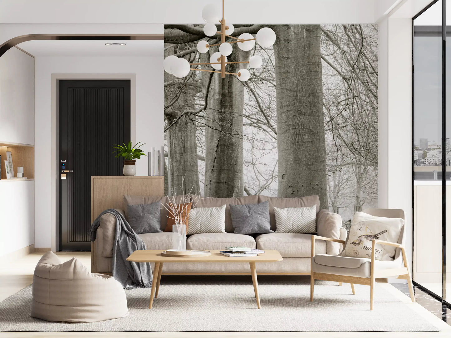 Ethereal Forest Canopy Wall Mural