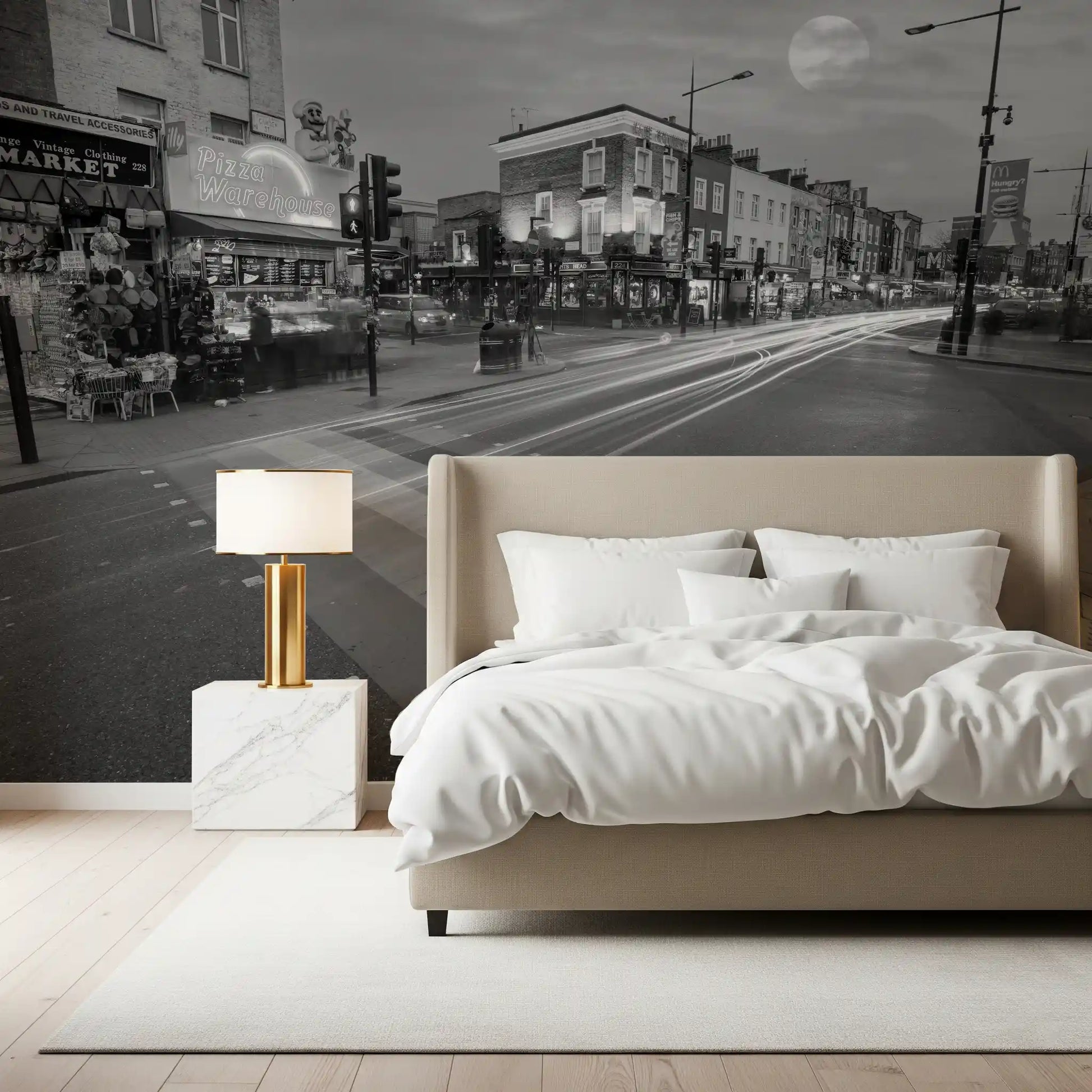 Metropolis Motion and Light Wall Mural