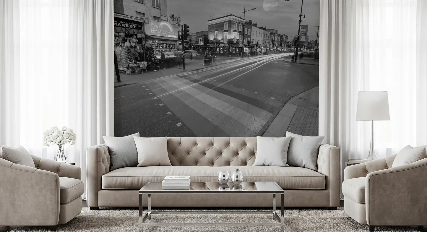 Metropolis Motion and Light Wall Mural