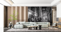 Classic Cobblestone Bistro Wall Mural