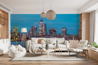 Thames River Urban Twilight Wall Mural