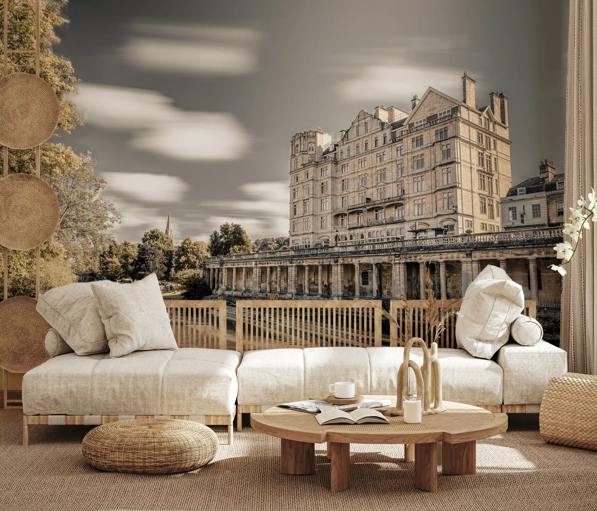 Bath Riverside Architectural Heritage Wall Mural
