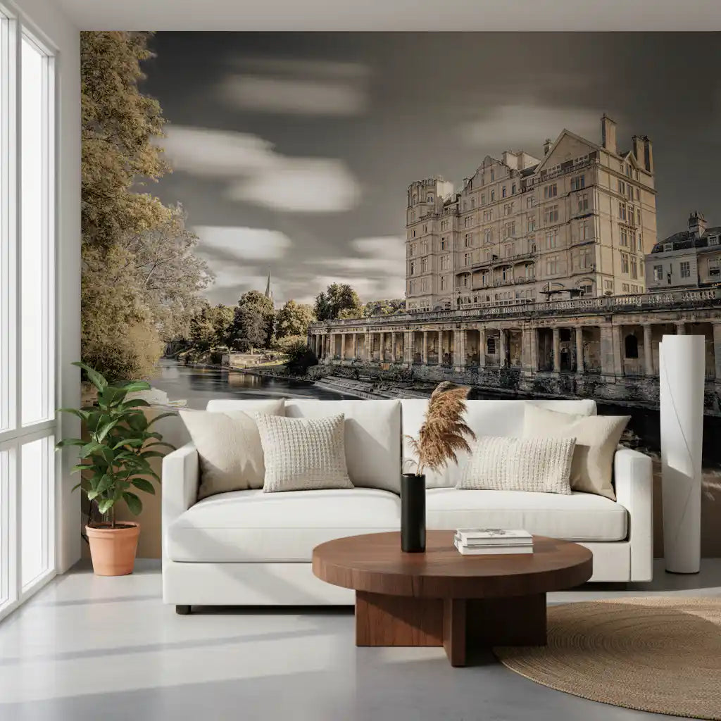 Bath Riverside Architectural Heritage Wall Mural
