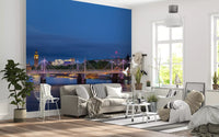 Evening Thames Cityscape Panorama Wall Mural