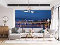 Evening Thames Cityscape Panorama Wall Mural