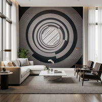 Concentric Skylight Perspective Wall Mural