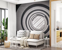 Concentric Skylight Perspective Wall Mural