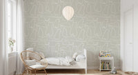 Munki and the Spot - Beige Wallpaper⁠