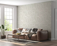 Munki and the Spot - Beige Wallpaper⁠