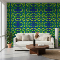 Electric Lime Geometric Bloom Wallpaper - IKEBANA DESIGN Wallpaper⁠