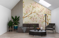 Pink Blossoms Wall Mural