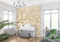 Pink Blossoms Wall Mural