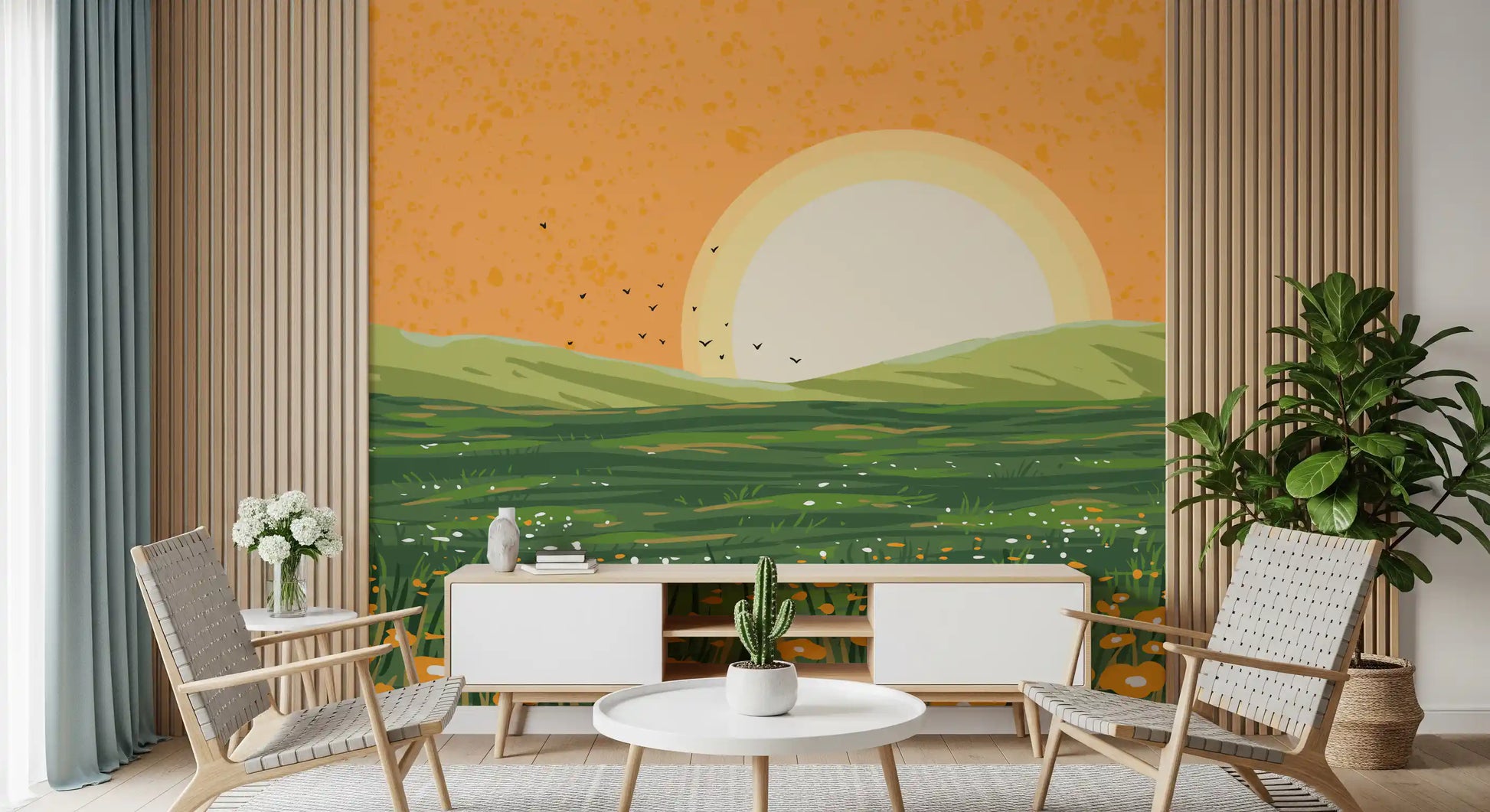 Sunset Wall Mural