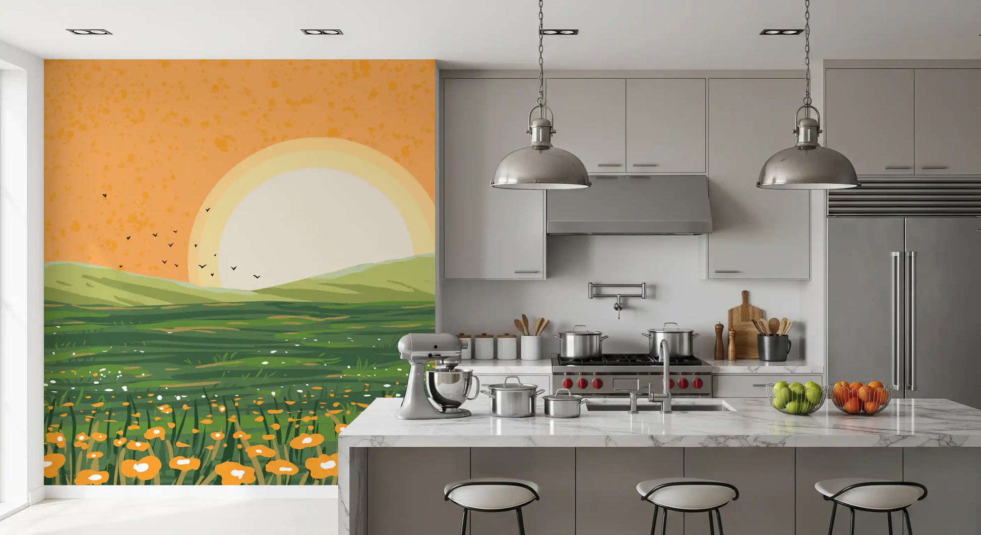 Sunset Wall Mural