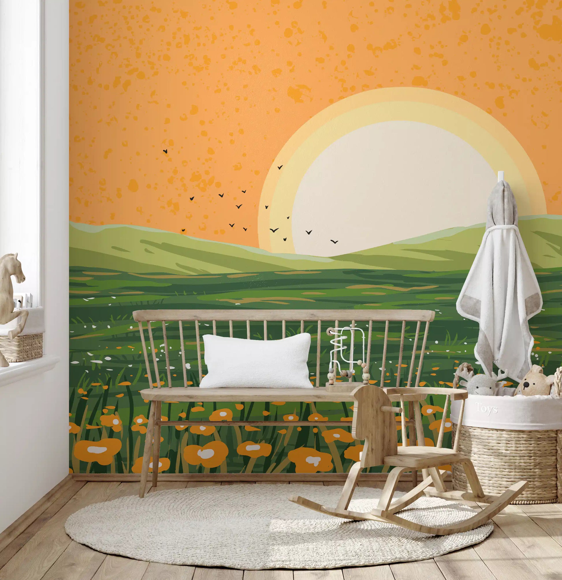 Sunset Wall Mural