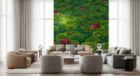 Magical Lily Pond Wall Mural