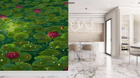 Magical Lily Pond Wall Mural