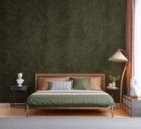 Scratched Suede - Dark Olive Wall Mural
