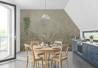 Jungle Mists - Bisque Wall Mural