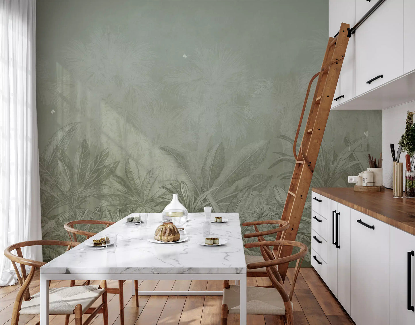 Jungle Mists - Water Wall Mural