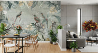 Vintage Explorer Tropical Garden Wall Mural