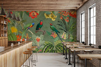 Exotic Botanical Explorer Mural Wall Mural