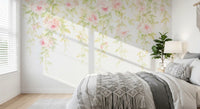 Dreamy Pastel Floral Canopy Wall Mural
