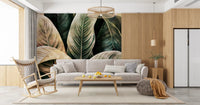Lush Forest Botanical Study Wall Mural