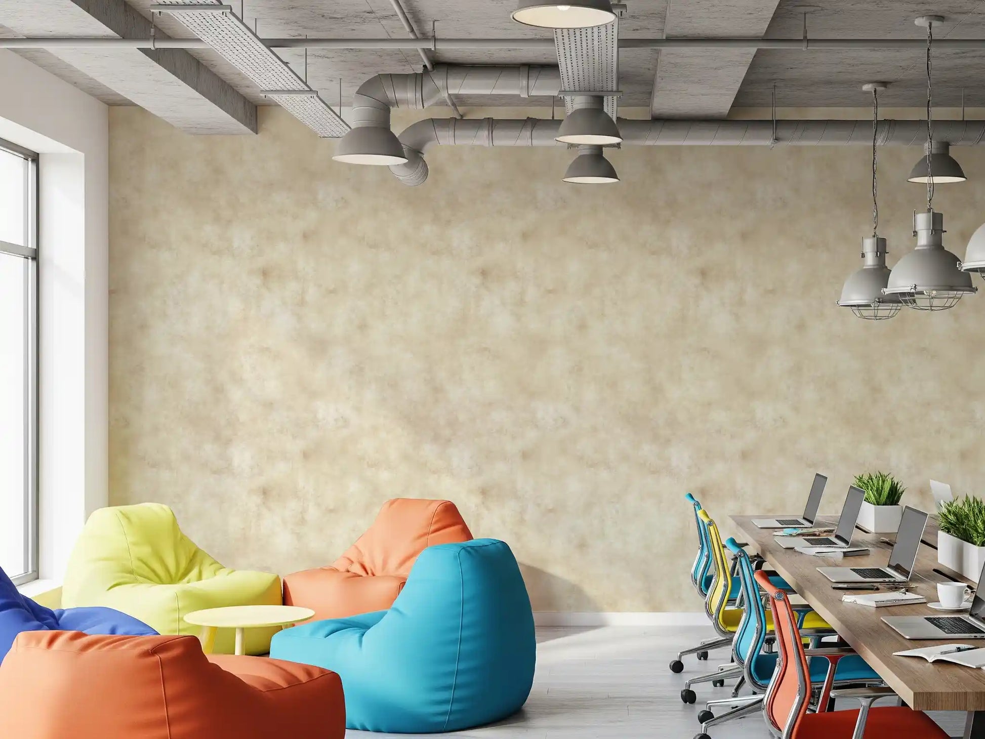 Painterly - Champagne Wallpaper⁠