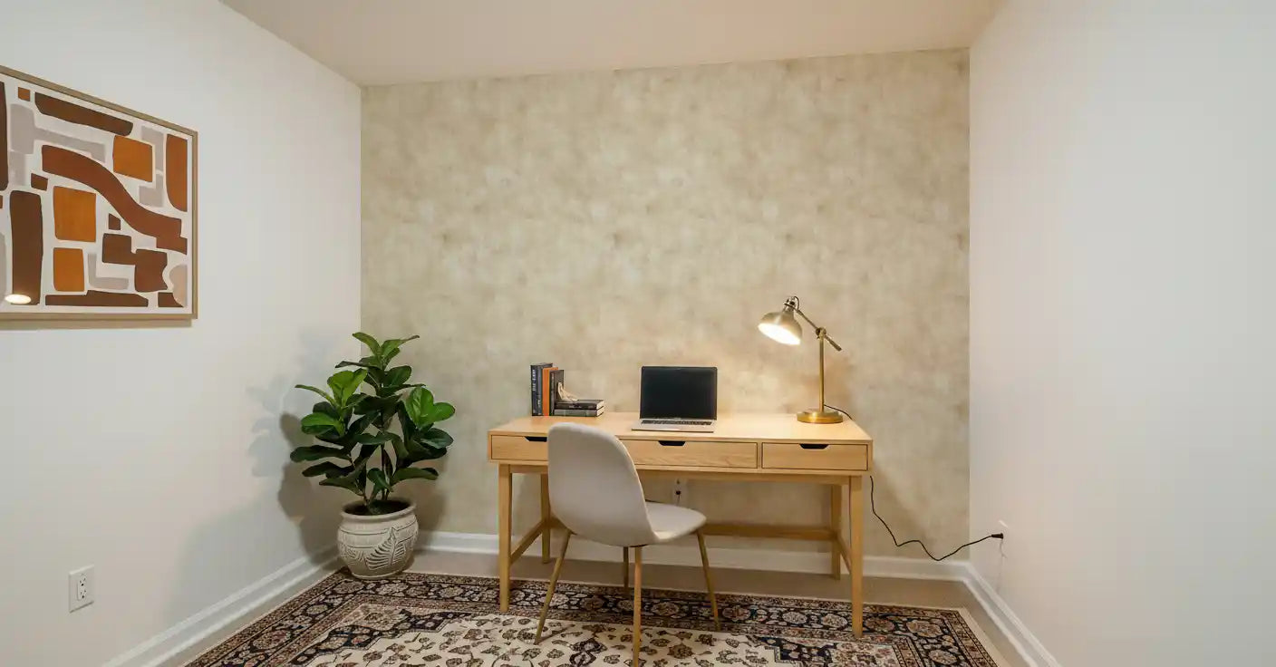 Painterly - Champagne Wallpaper⁠