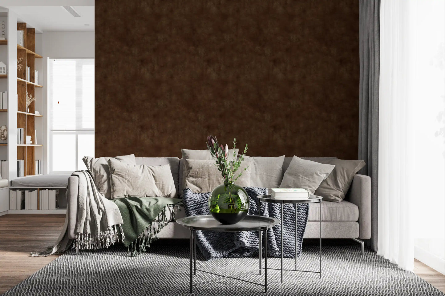 Painterly - Cinnamon Wallpaper⁠