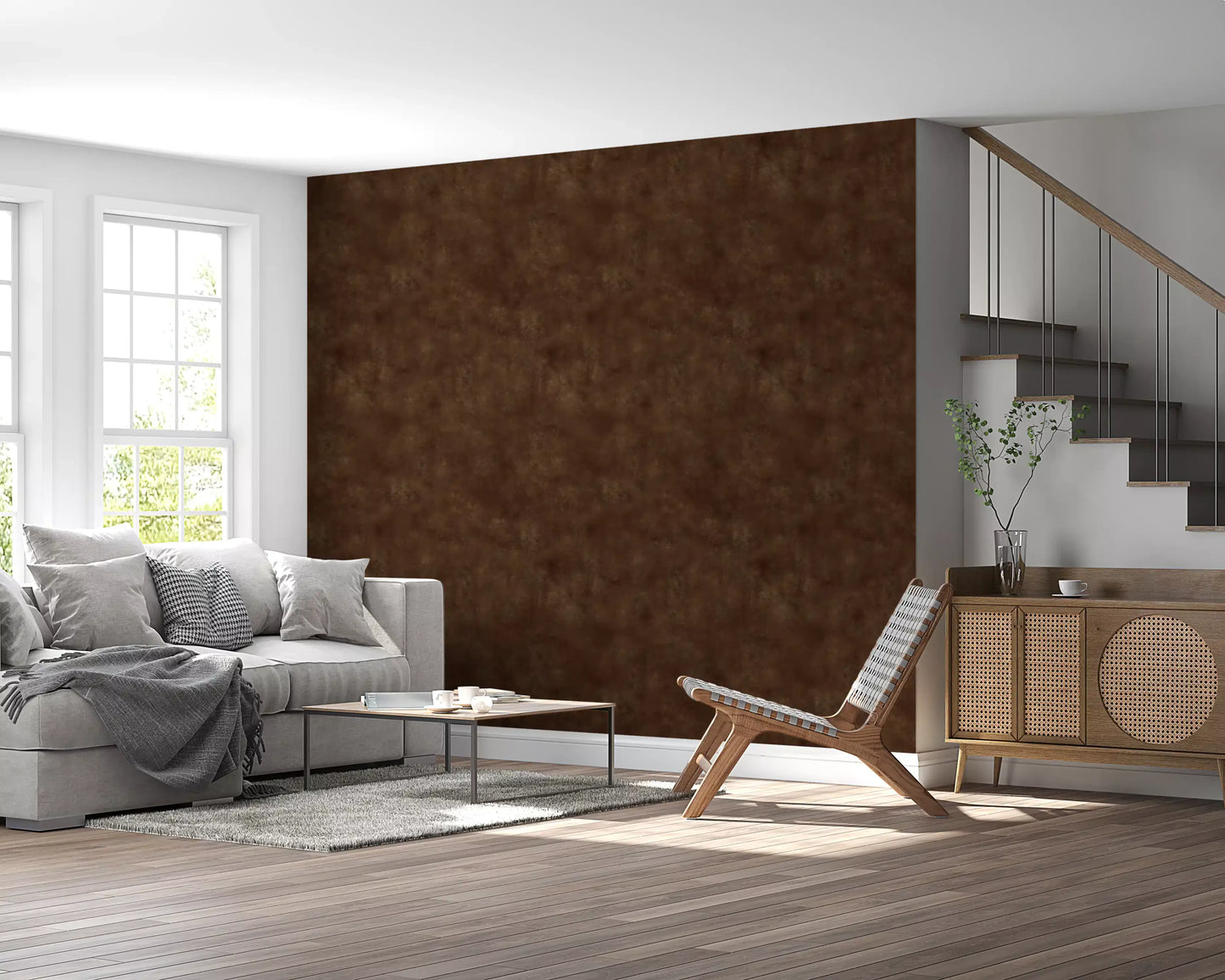 Painterly - Cinnamon Wallpaper⁠