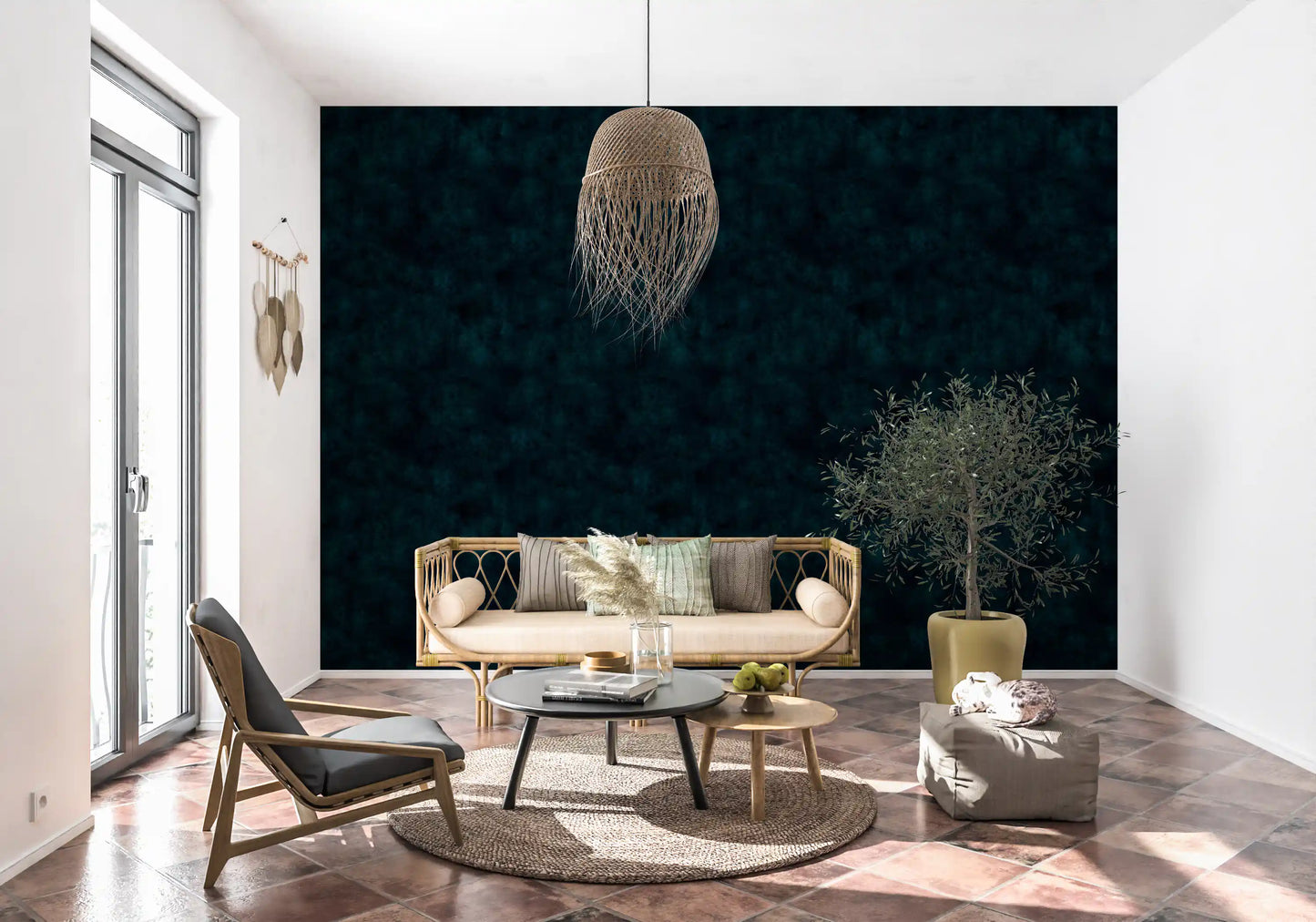 Painterly - Midnight Wallpaper⁠