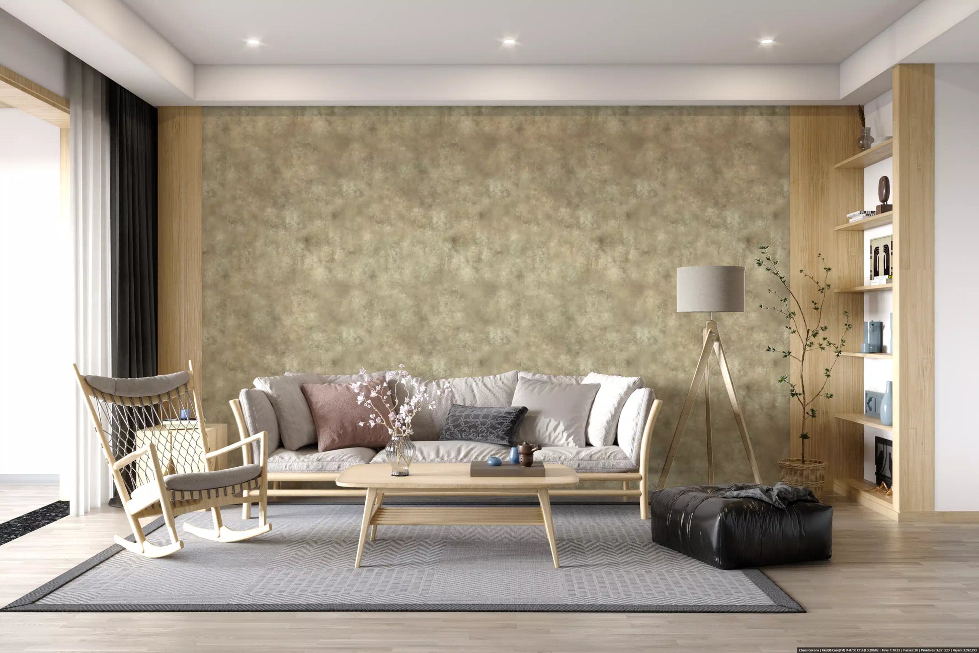 Painterly - Ginger Wallpaper⁠
