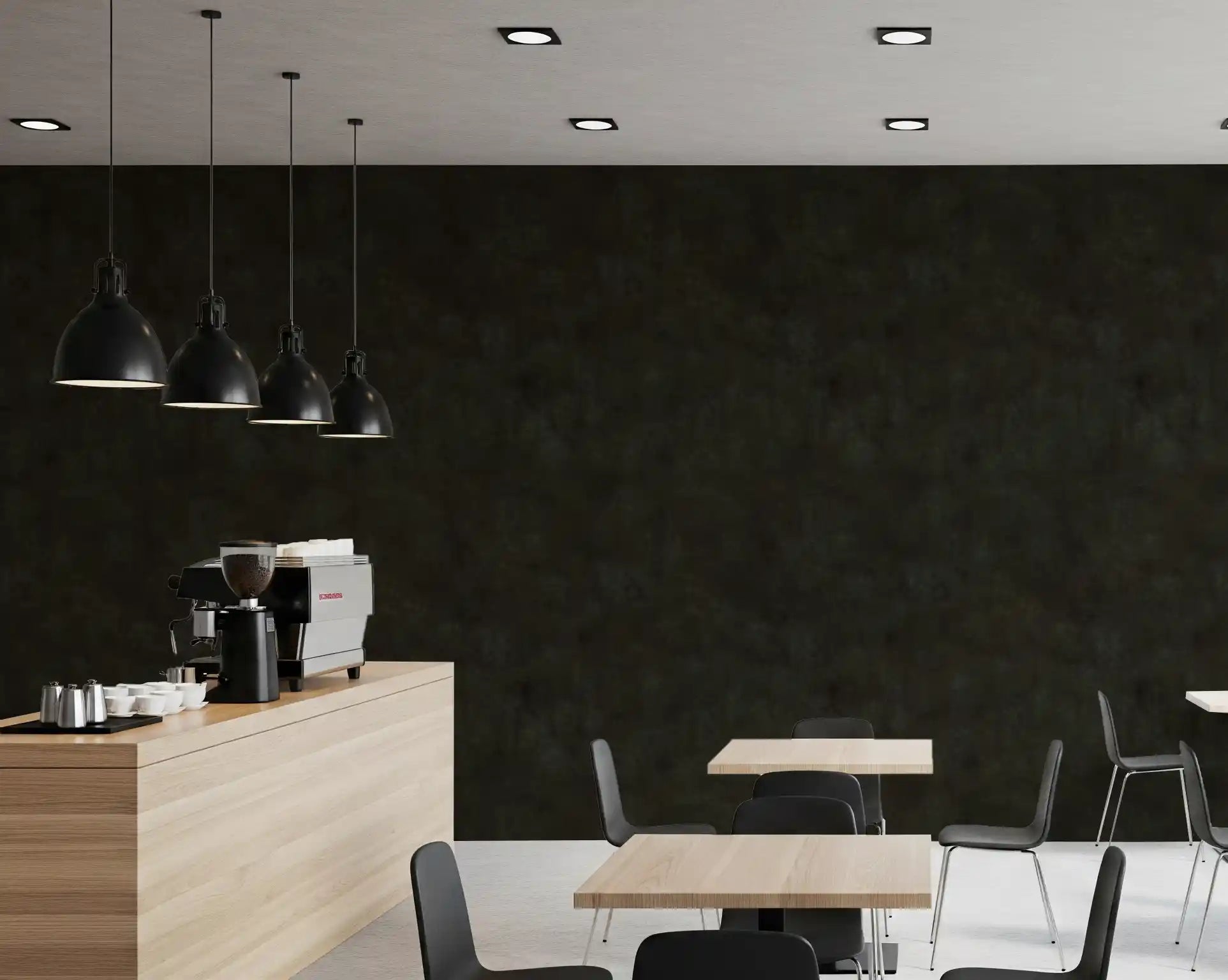 Painterly - Soot Wallpaper⁠