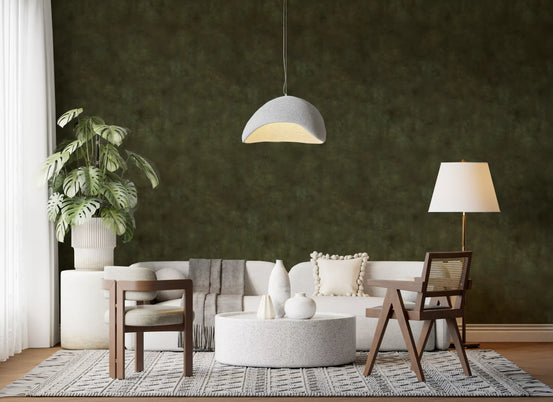 Painterly - Olive Wallpaper⁠