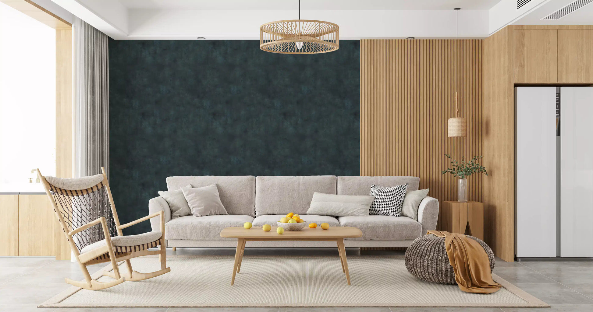 Painterly - Prussian Blue Wallpaper⁠