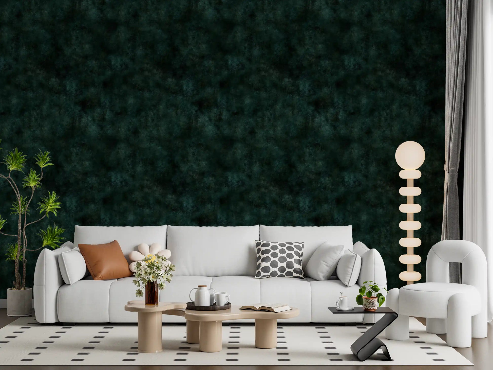 Painterly - Mineral Wallpaper⁠