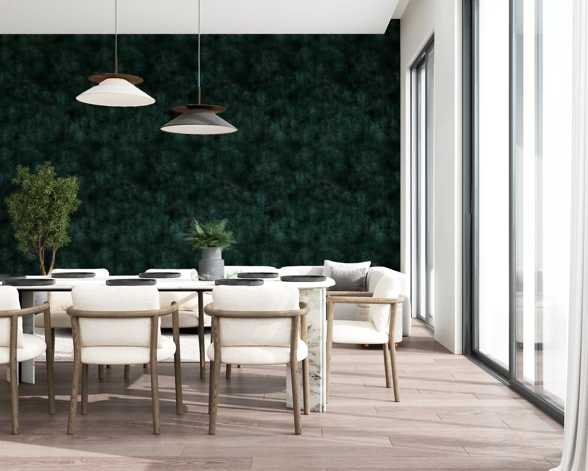 Painterly - Mineral Wallpaper⁠